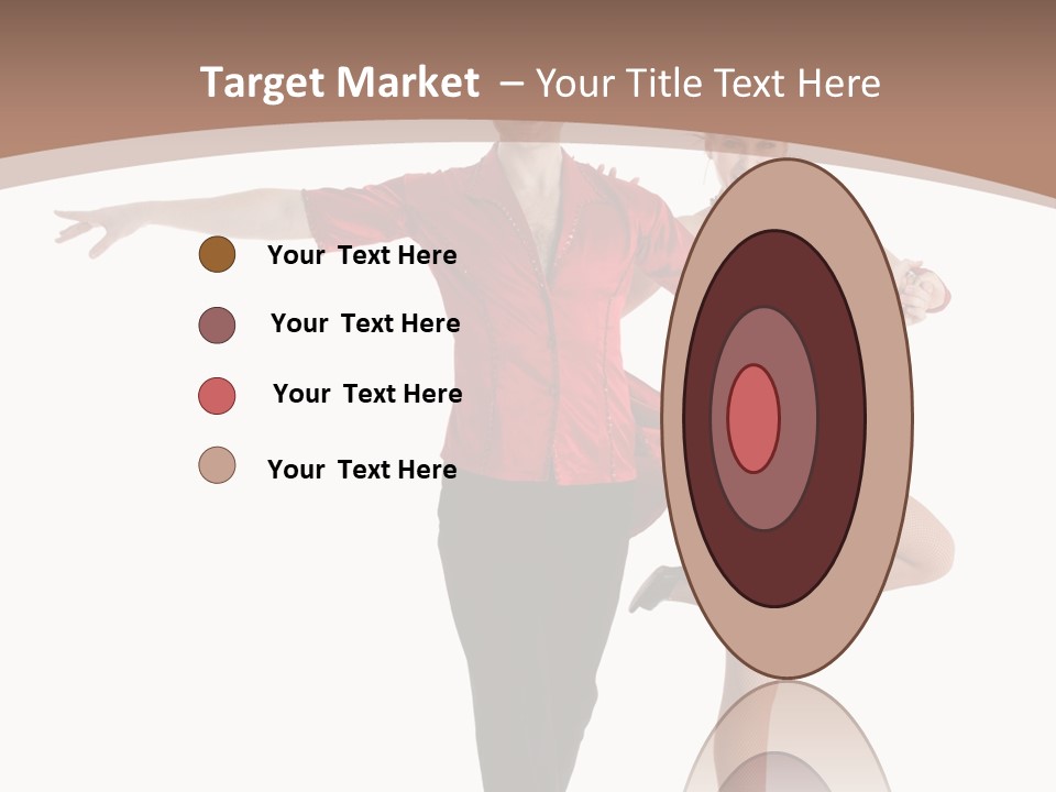 A Man And A Woman Dancing In A Dance Pose PowerPoint Template