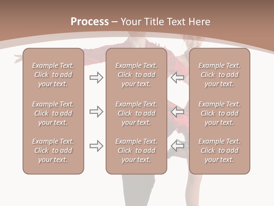 A Man And A Woman Dancing In A Dance Pose PowerPoint Template