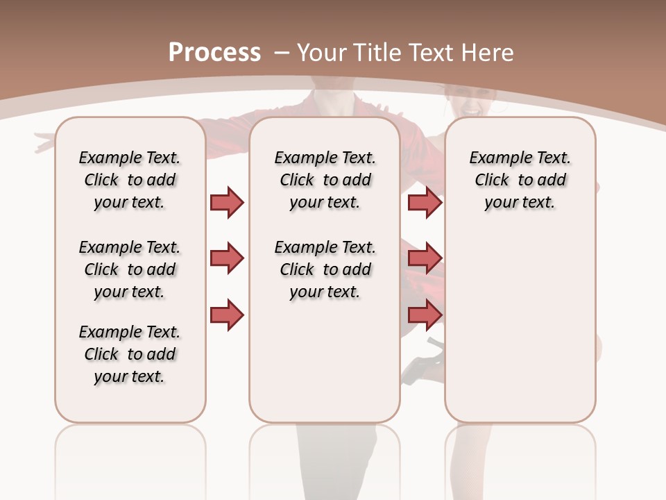 A Man And A Woman Dancing In A Dance Pose PowerPoint Template