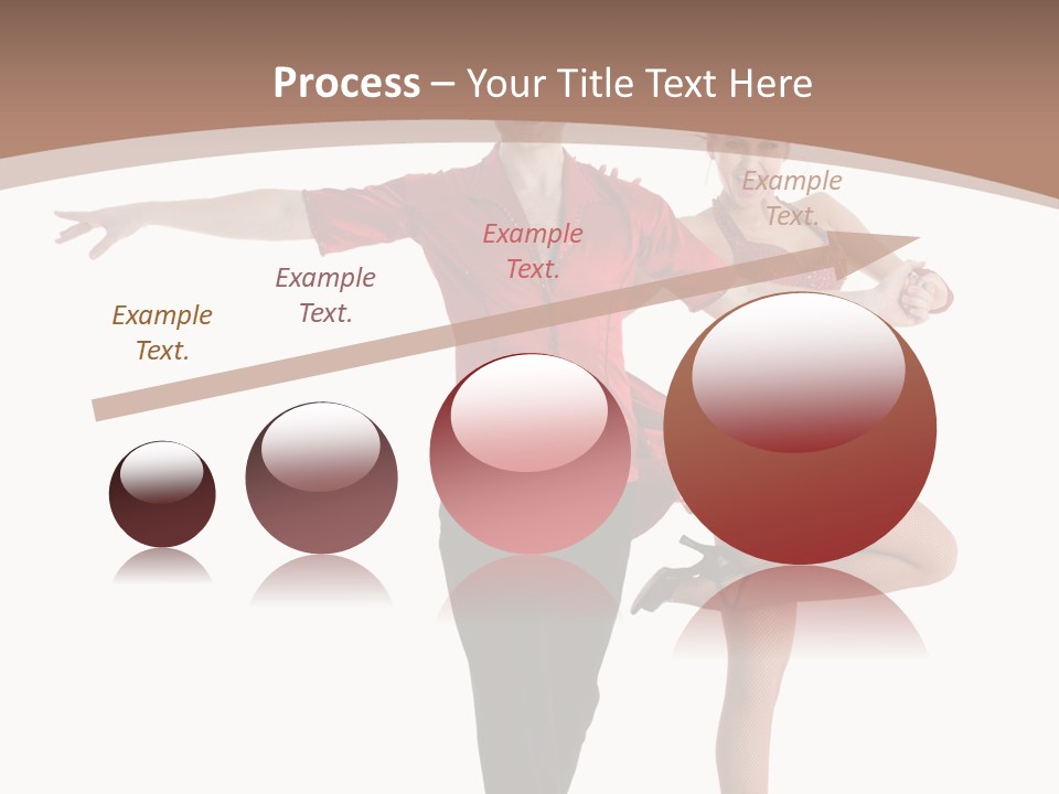 A Man And A Woman Dancing In A Dance Pose PowerPoint Template