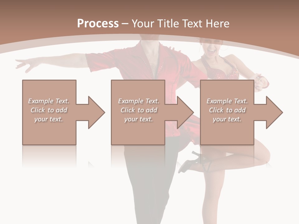 A Man And A Woman Dancing In A Dance Pose PowerPoint Template