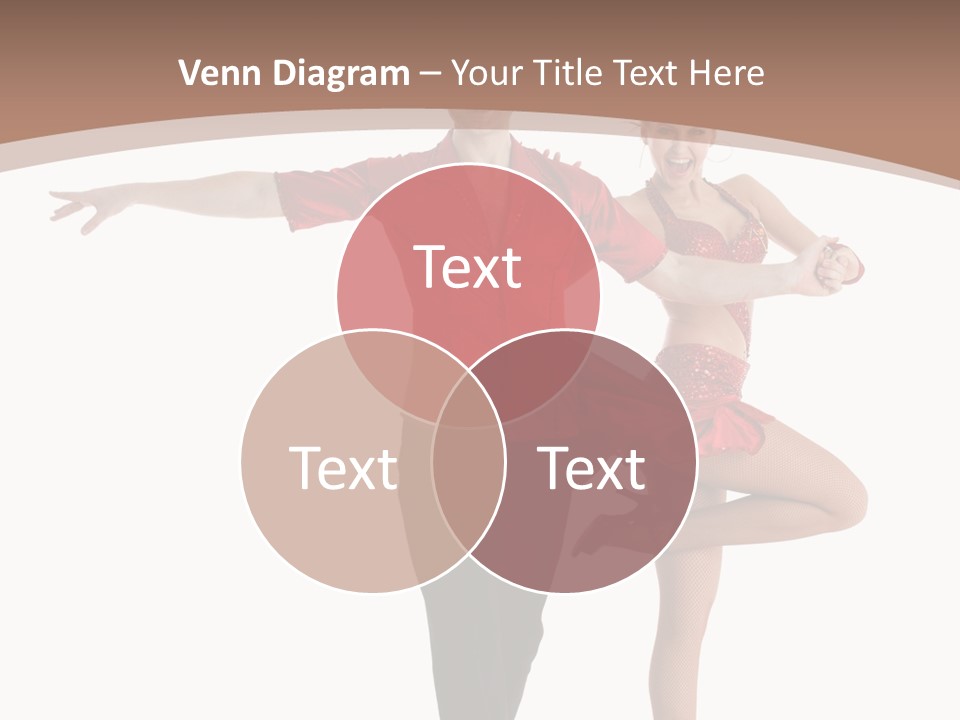 A Man And A Woman Dancing In A Dance Pose PowerPoint Template