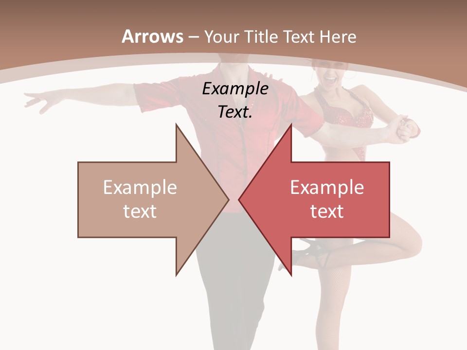 A Man And A Woman Dancing In A Dance Pose PowerPoint Template