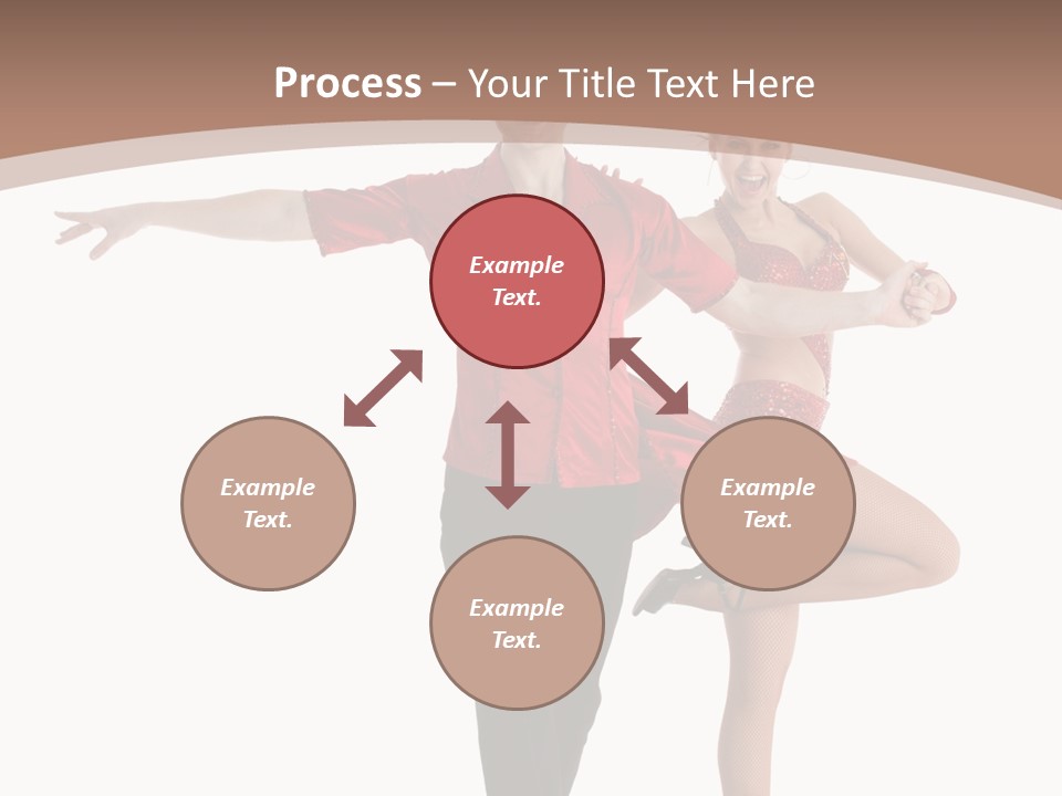 A Man And A Woman Dancing In A Dance Pose PowerPoint Template