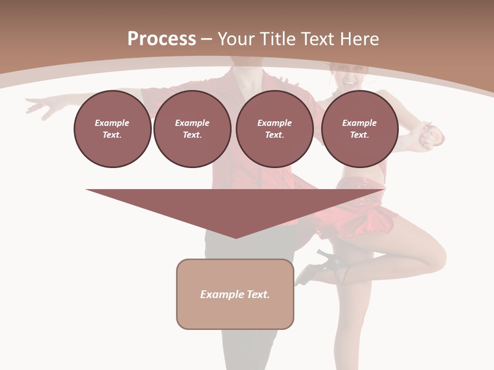 A Man And A Woman Dancing In A Dance Pose PowerPoint Template