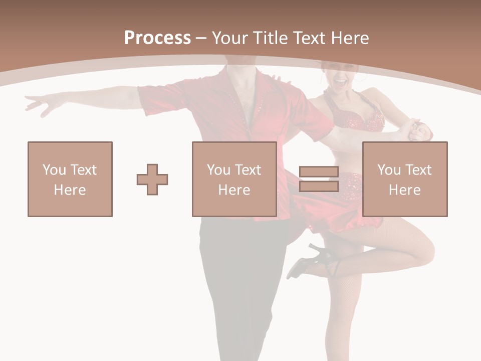 A Man And A Woman Dancing In A Dance Pose PowerPoint Template