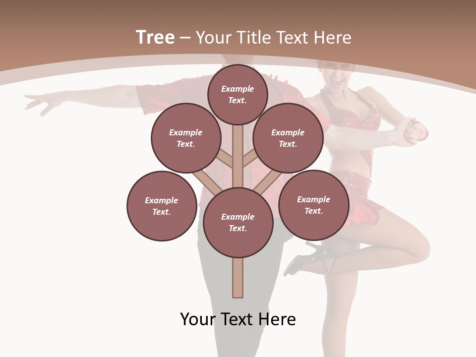 A Man And A Woman Dancing In A Dance Pose PowerPoint Template