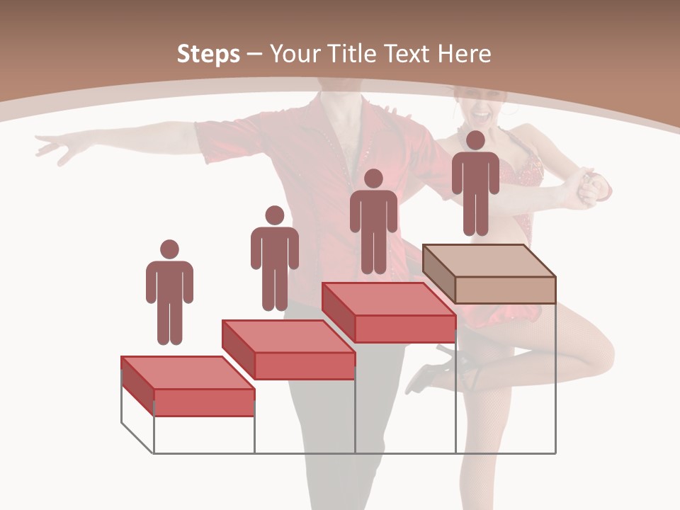 A Man And A Woman Dancing In A Dance Pose PowerPoint Template