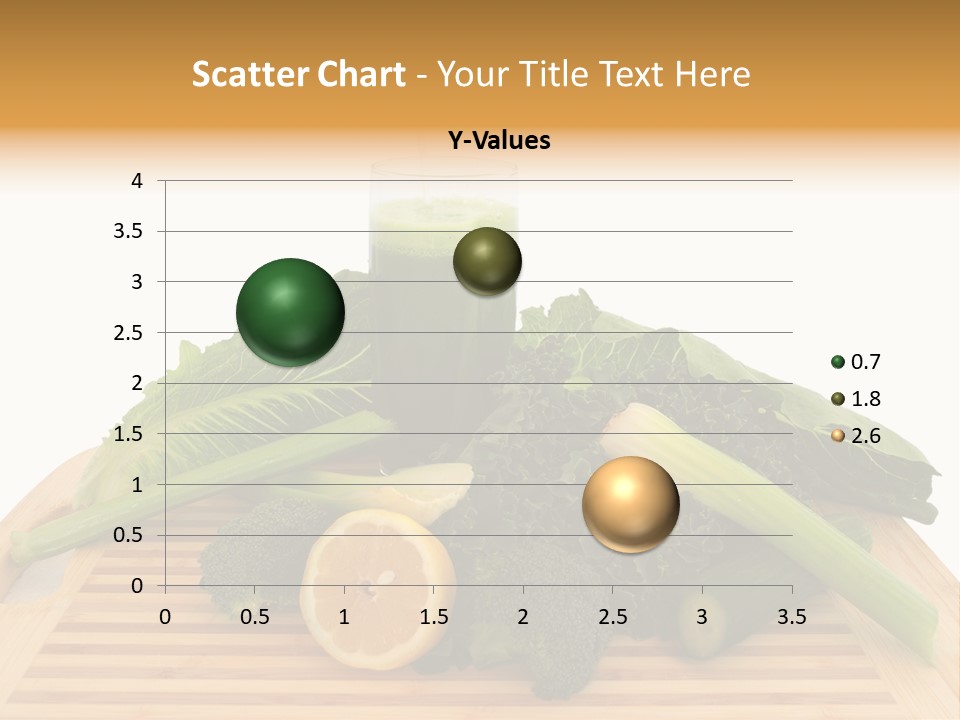 A Wooden Cutting Board Topped With Lots Of Green Vegetables PowerPoint Template