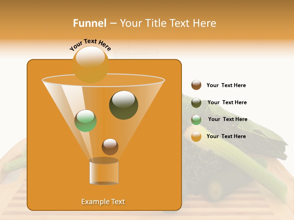 A Wooden Cutting Board Topped With Lots Of Green Vegetables PowerPoint Template