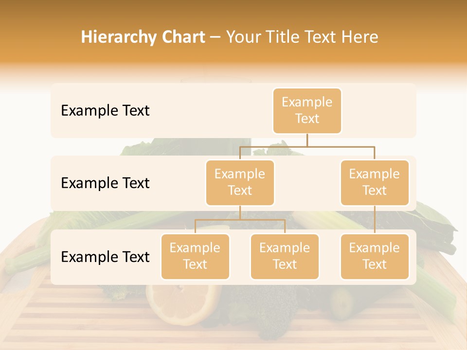 A Wooden Cutting Board Topped With Lots Of Green Vegetables PowerPoint Template