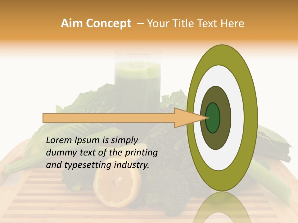 A Wooden Cutting Board Topped With Lots Of Green Vegetables PowerPoint Template