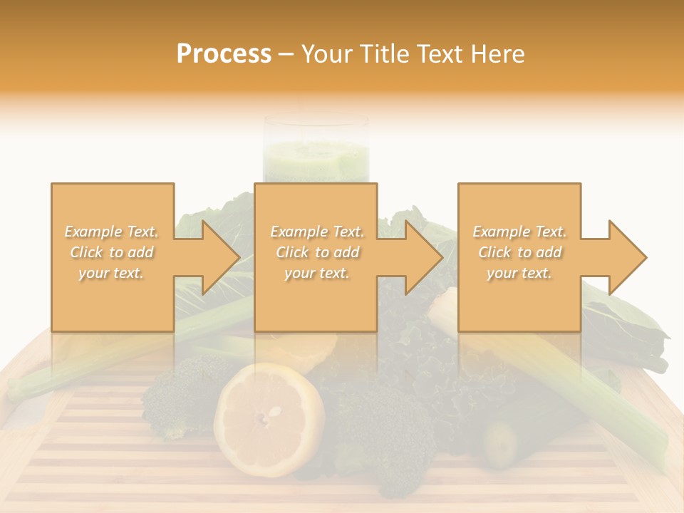 A Wooden Cutting Board Topped With Lots Of Green Vegetables PowerPoint Template