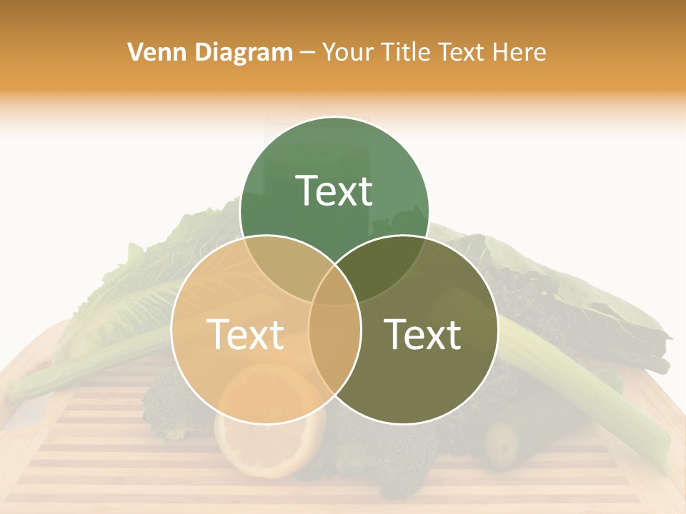 A Wooden Cutting Board Topped With Lots Of Green Vegetables PowerPoint Template
