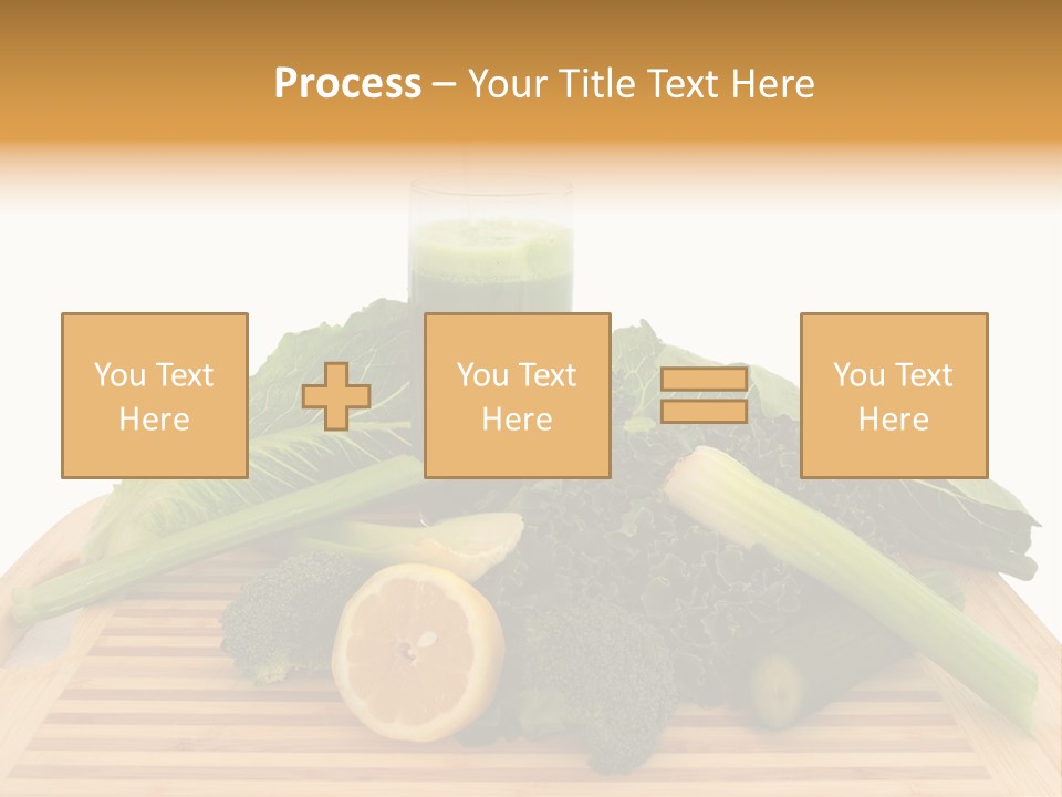 A Wooden Cutting Board Topped With Lots Of Green Vegetables PowerPoint Template