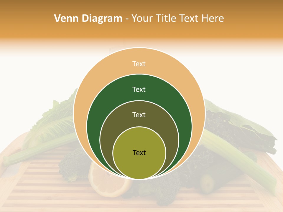 A Wooden Cutting Board Topped With Lots Of Green Vegetables PowerPoint Template