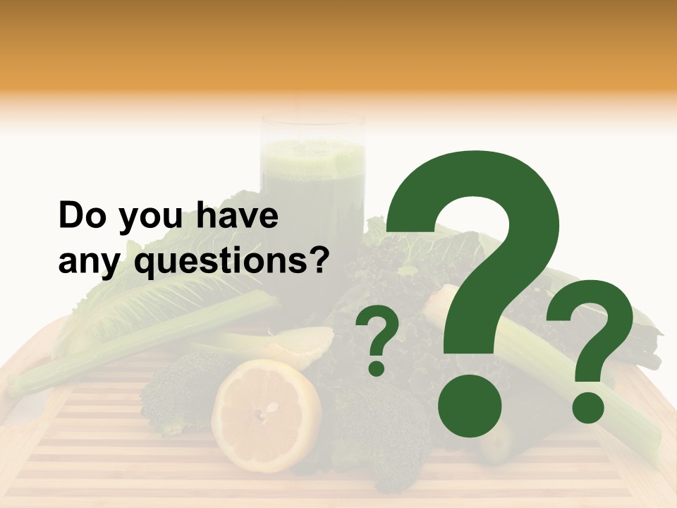 A Wooden Cutting Board Topped With Lots Of Green Vegetables PowerPoint Template