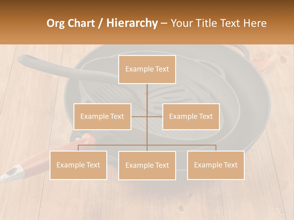 A Frying Pan With A Spatula On Top Of It PowerPoint Template
