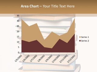 A Stack Of Books With An Apple On Top Of It PowerPoint Template