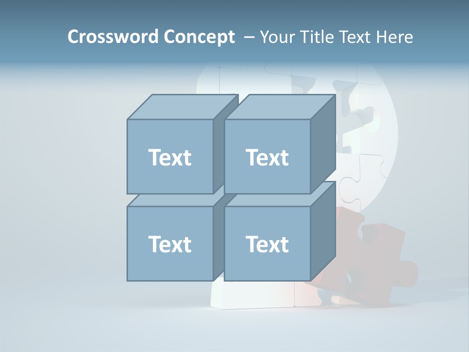 A Piece Of A Puzzle In The Shape Of A Head PowerPoint Template