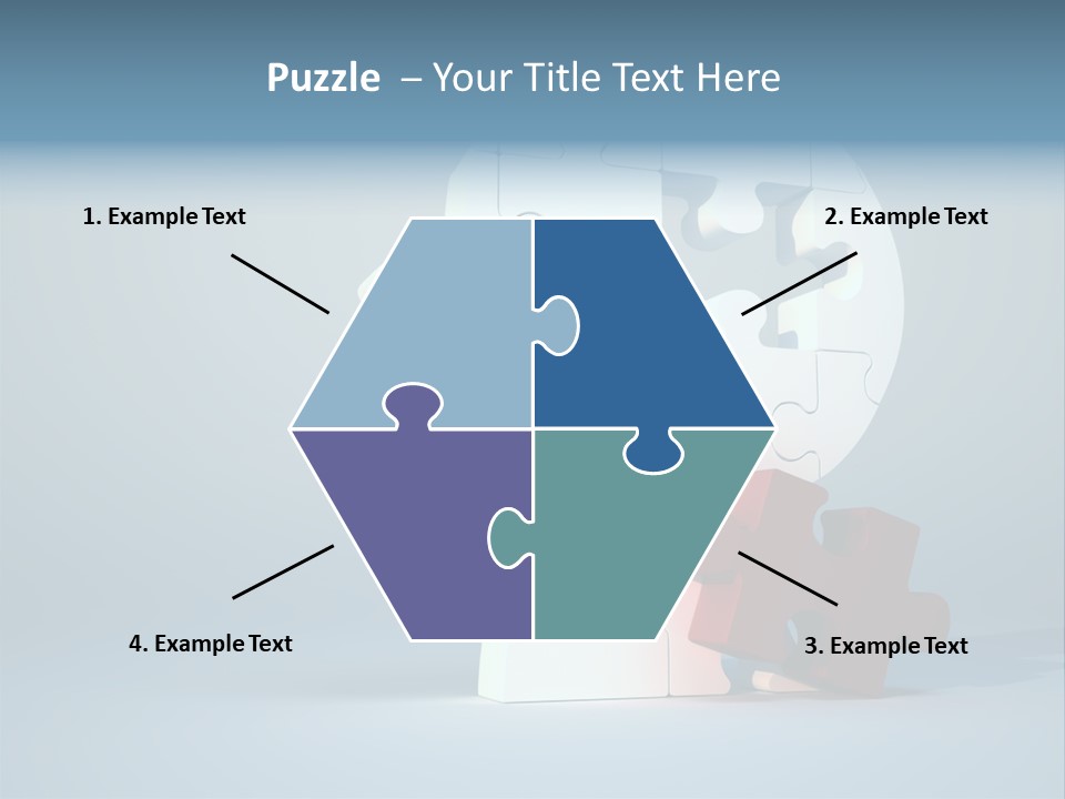 A Piece Of A Puzzle In The Shape Of A Head PowerPoint Template