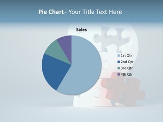 A Piece Of A Puzzle In The Shape Of A Head PowerPoint Template