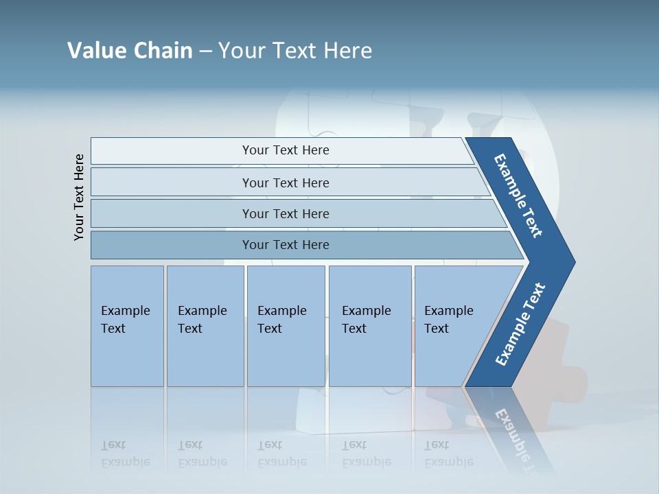A Piece Of A Puzzle In The Shape Of A Head PowerPoint Template