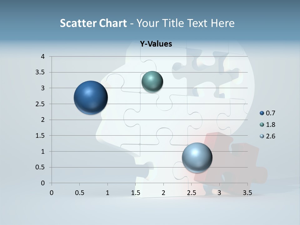 A Piece Of A Puzzle In The Shape Of A Head PowerPoint Template
