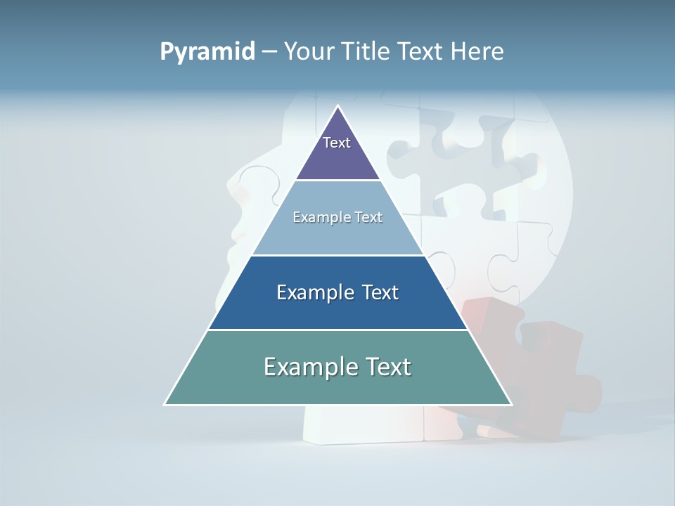 A Piece Of A Puzzle In The Shape Of A Head PowerPoint Template