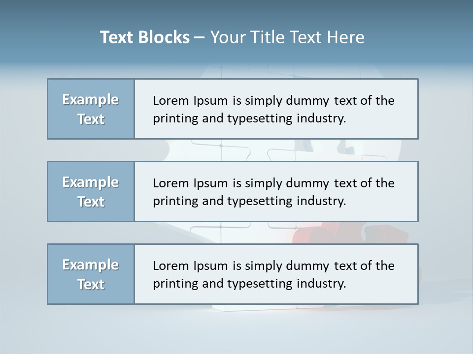 A Piece Of A Puzzle In The Shape Of A Head PowerPoint Template