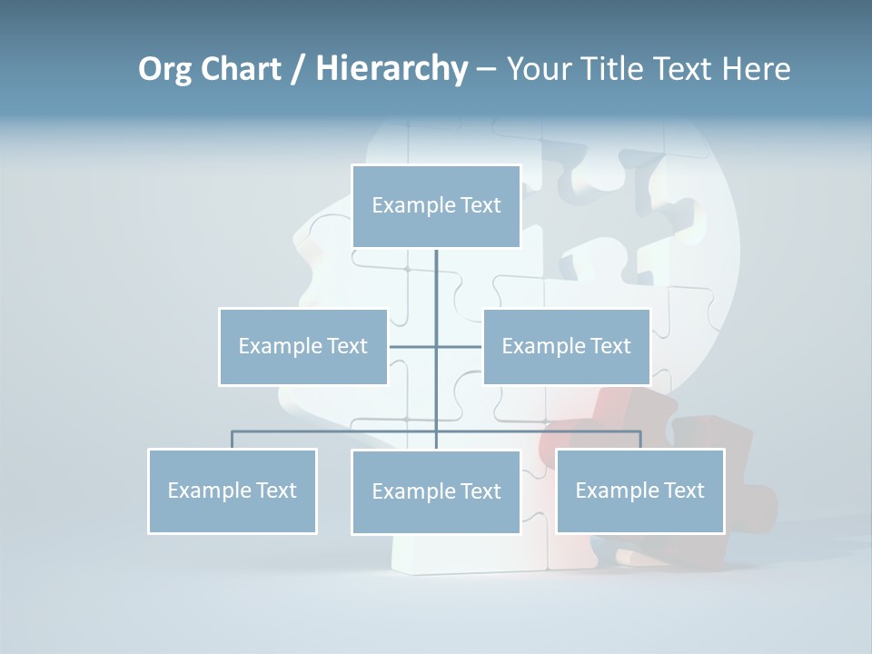 A Piece Of A Puzzle In The Shape Of A Head PowerPoint Template