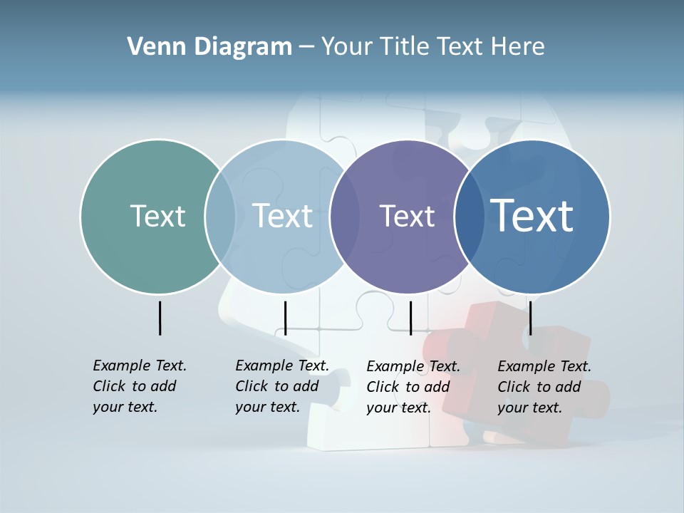 A Piece Of A Puzzle In The Shape Of A Head PowerPoint Template