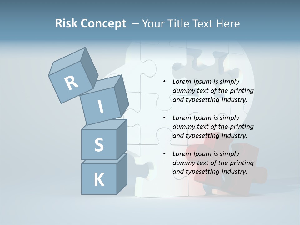 A Piece Of A Puzzle In The Shape Of A Head PowerPoint Template