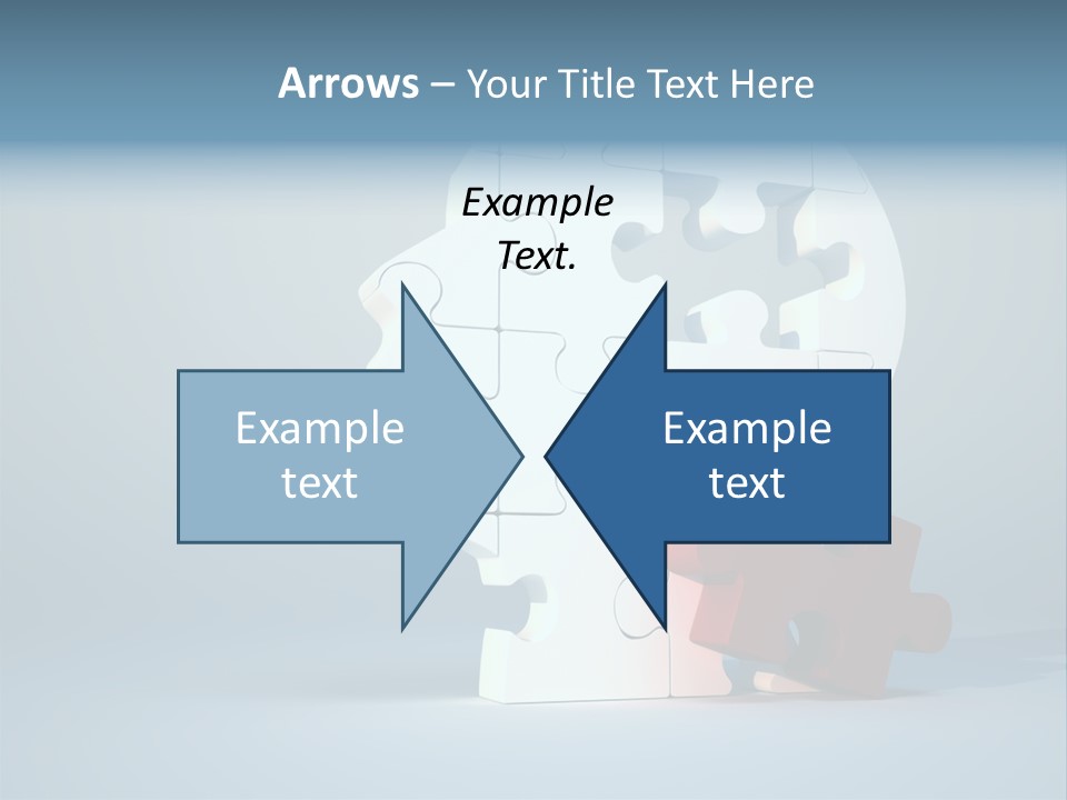 A Piece Of A Puzzle In The Shape Of A Head PowerPoint Template