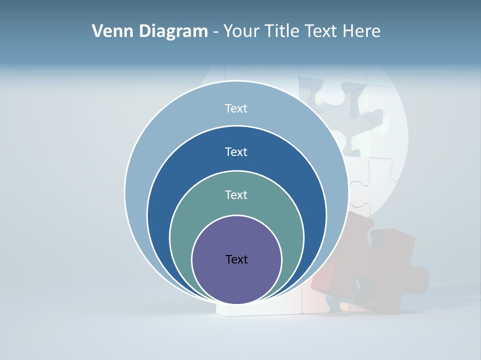 A Piece Of A Puzzle In The Shape Of A Head PowerPoint Template