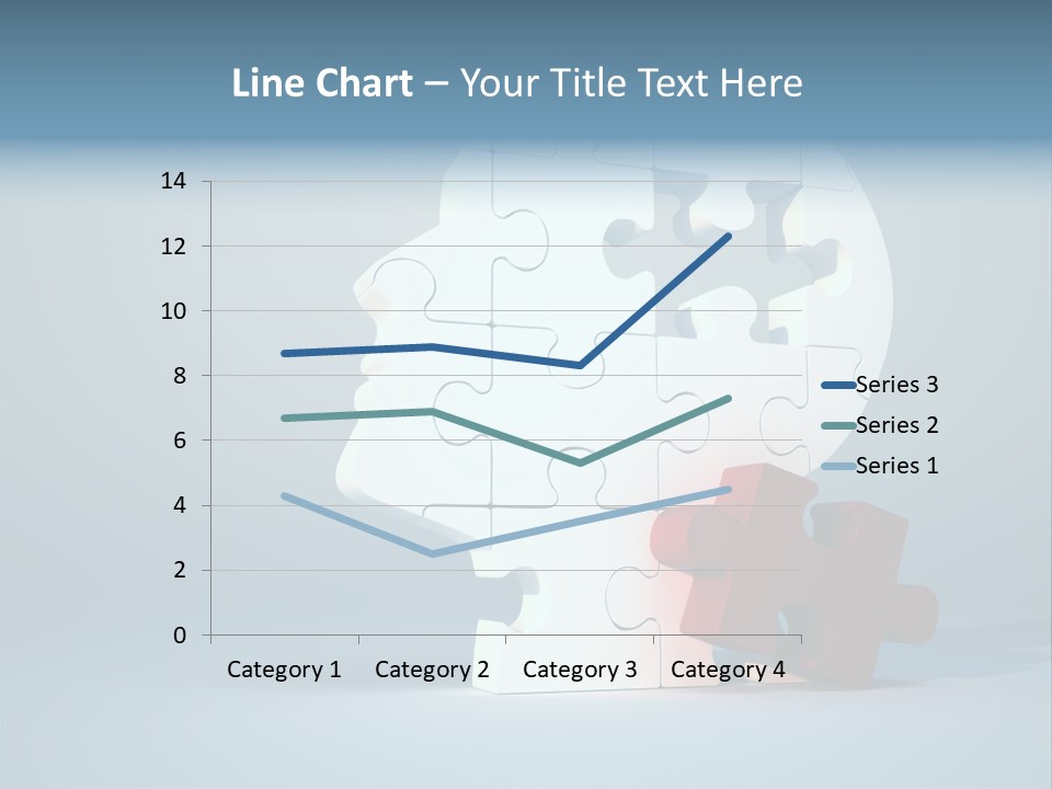 A Piece Of A Puzzle In The Shape Of A Head PowerPoint Template