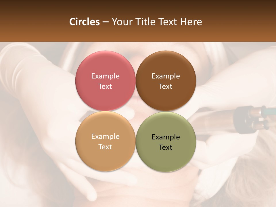 A Woman Getting A Botula Injection From A Doctor PowerPoint Template