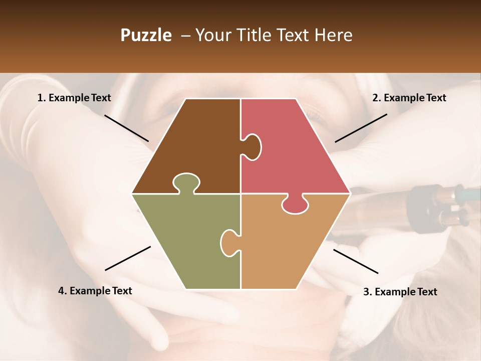 A Woman Getting A Botula Injection From A Doctor PowerPoint Template