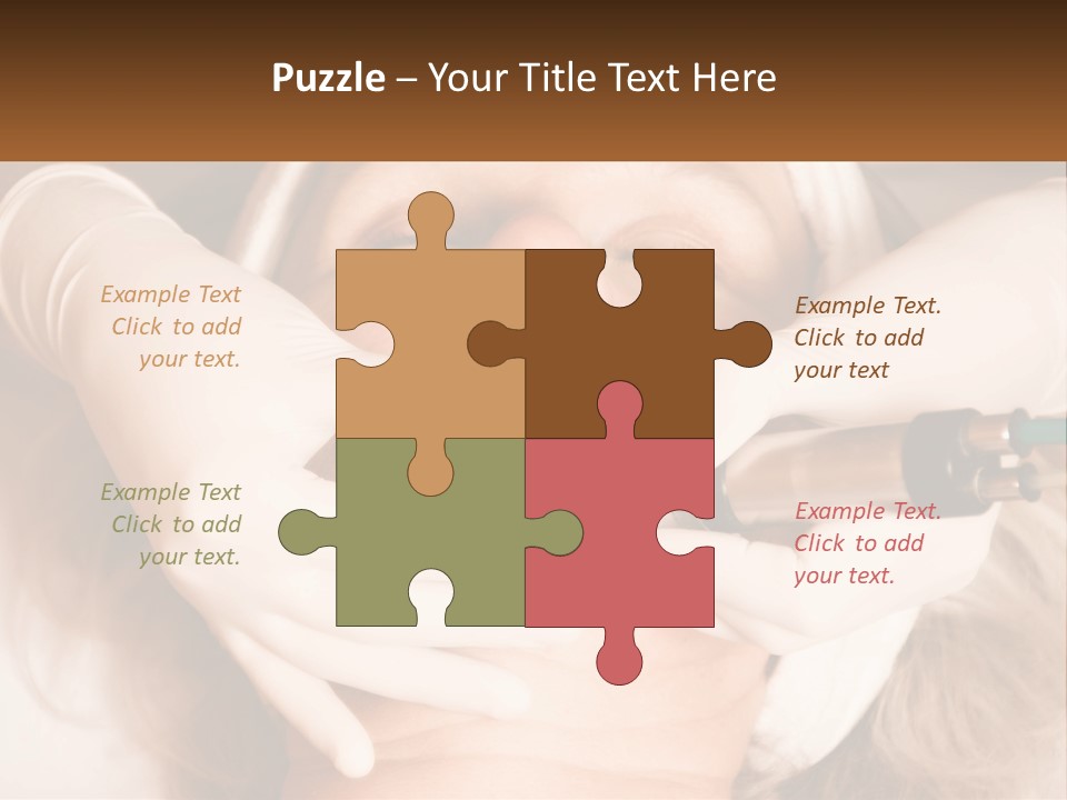 A Woman Getting A Botula Injection From A Doctor PowerPoint Template