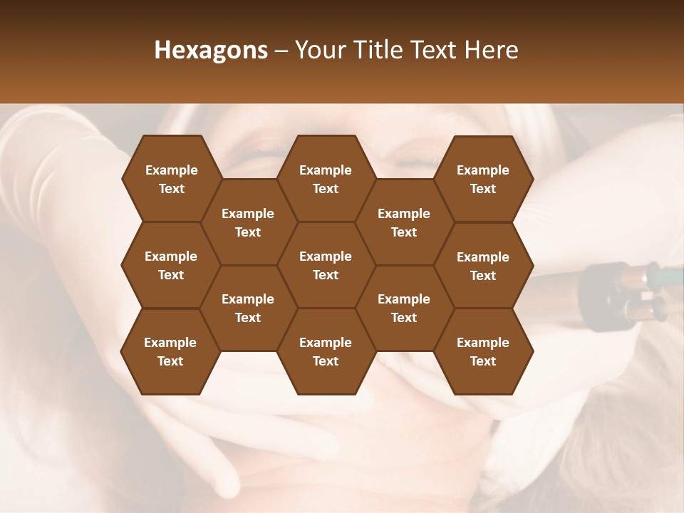 A Woman Getting A Botula Injection From A Doctor PowerPoint Template