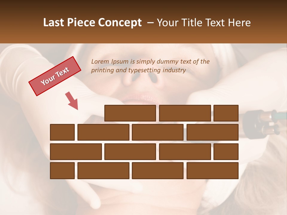 A Woman Getting A Botula Injection From A Doctor PowerPoint Template