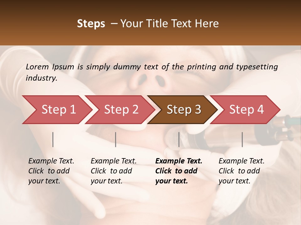 A Woman Getting A Botula Injection From A Doctor PowerPoint Template