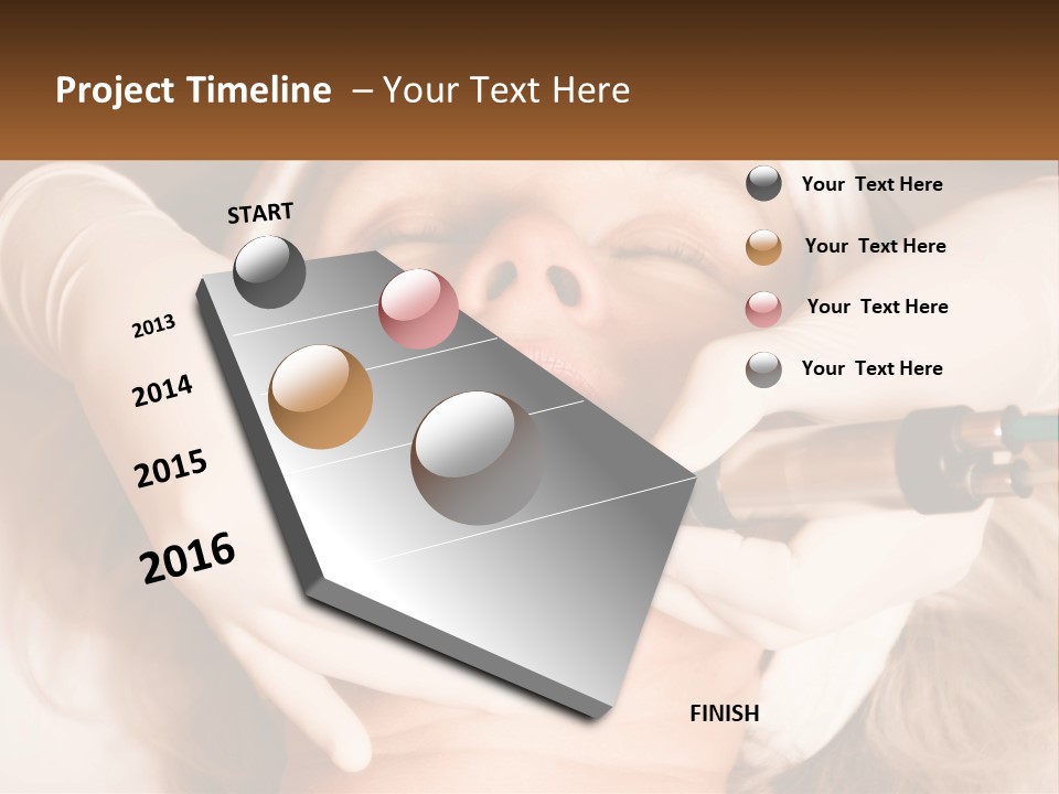 A Woman Getting A Botula Injection From A Doctor PowerPoint Template