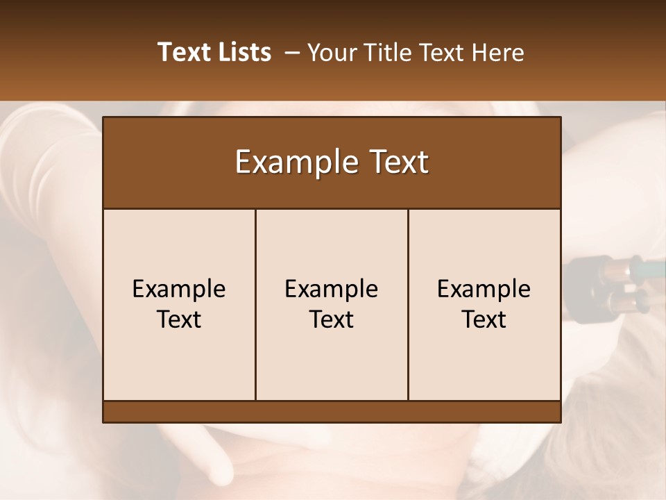 A Woman Getting A Botula Injection From A Doctor PowerPoint Template