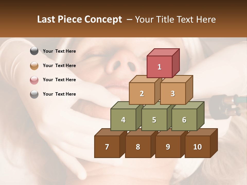 A Woman Getting A Botula Injection From A Doctor PowerPoint Template