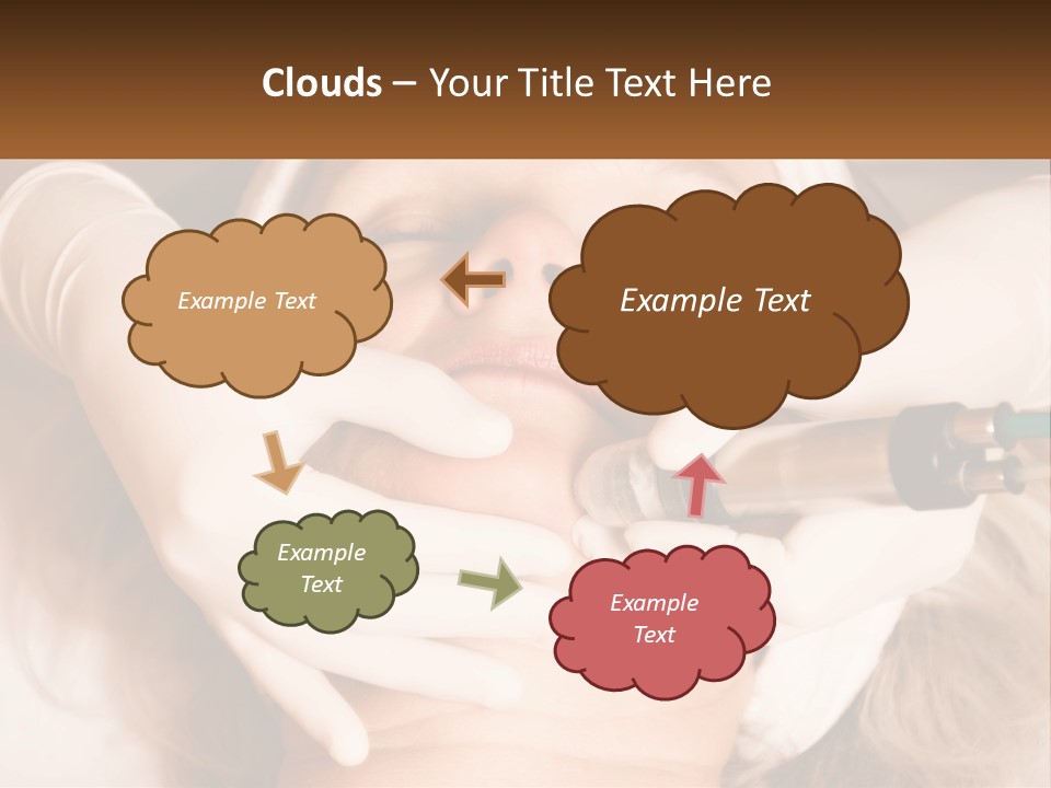 A Woman Getting A Botula Injection From A Doctor PowerPoint Template