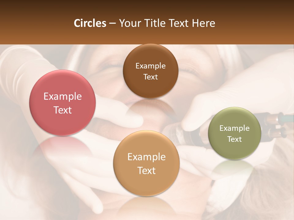 A Woman Getting A Botula Injection From A Doctor PowerPoint Template