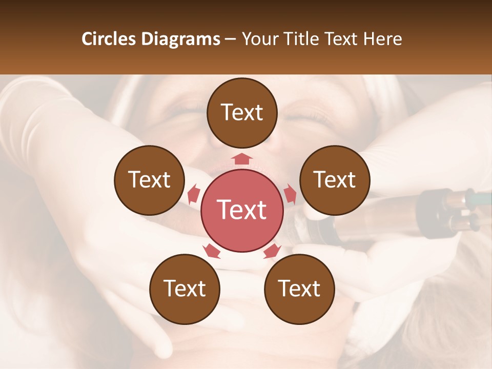 A Woman Getting A Botula Injection From A Doctor PowerPoint Template