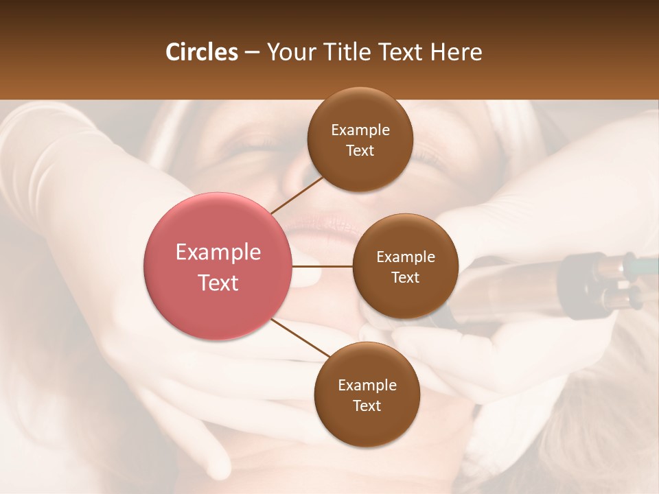 A Woman Getting A Botula Injection From A Doctor PowerPoint Template