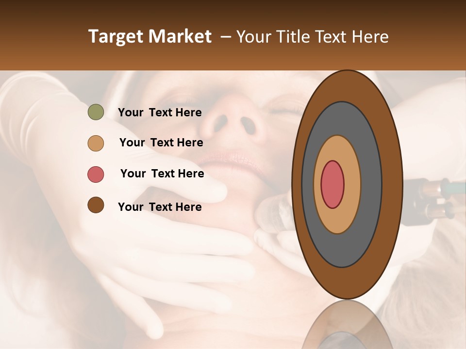 A Woman Getting A Botula Injection From A Doctor PowerPoint Template